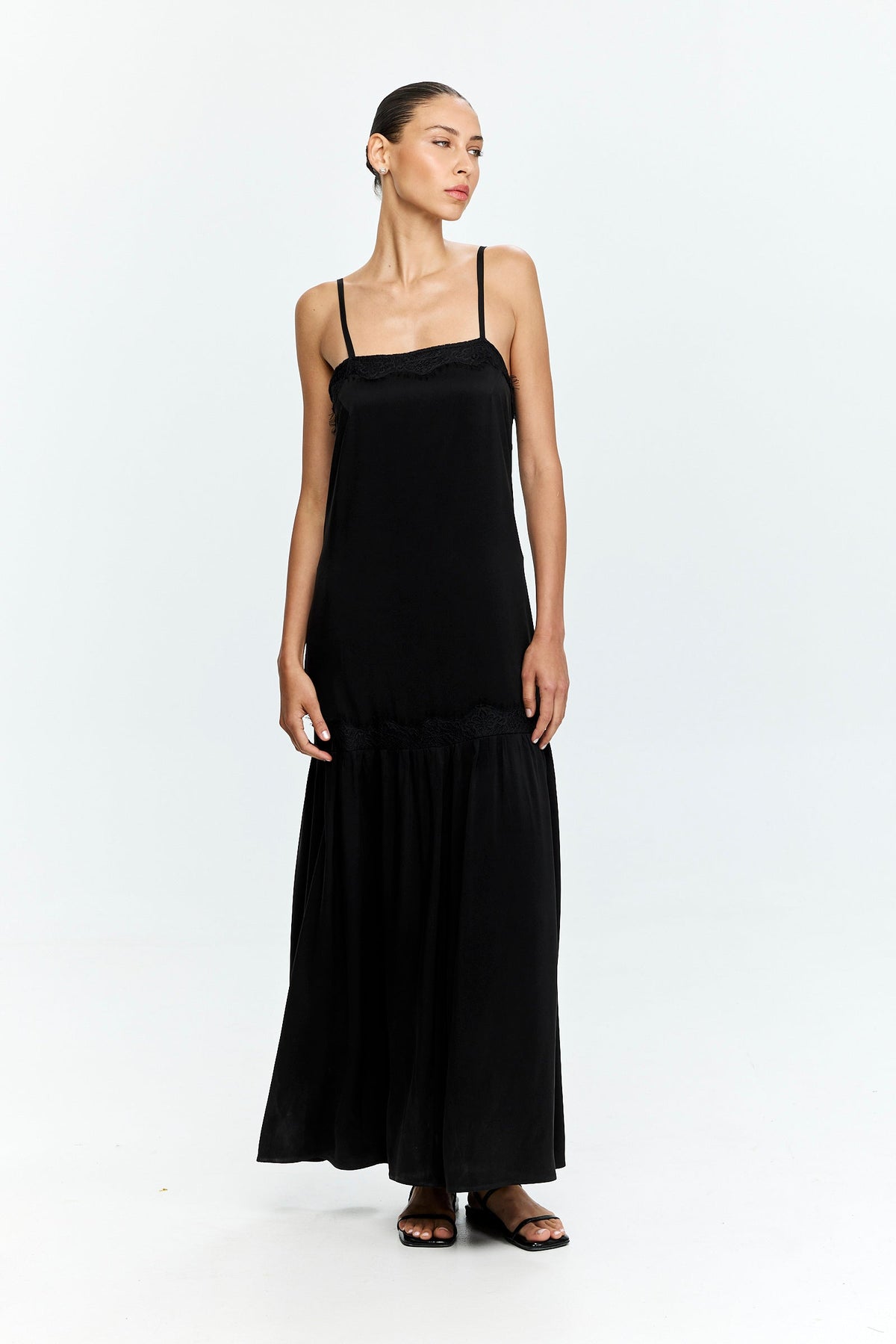 Charlie Lace Dress Black