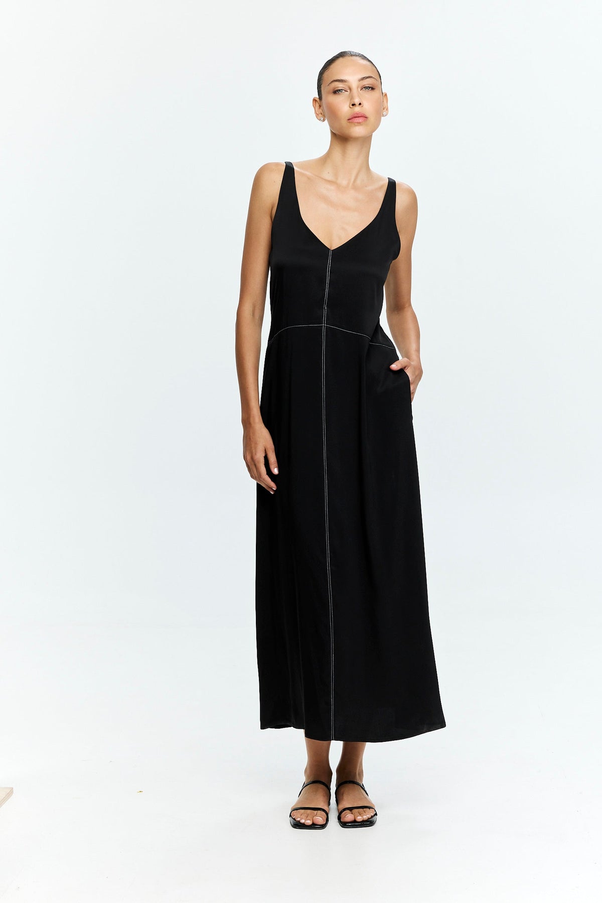 Kate Cupro Dress Black