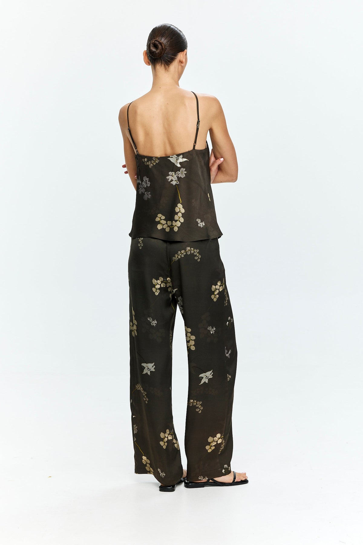 Alex Pants Printed Chocolate