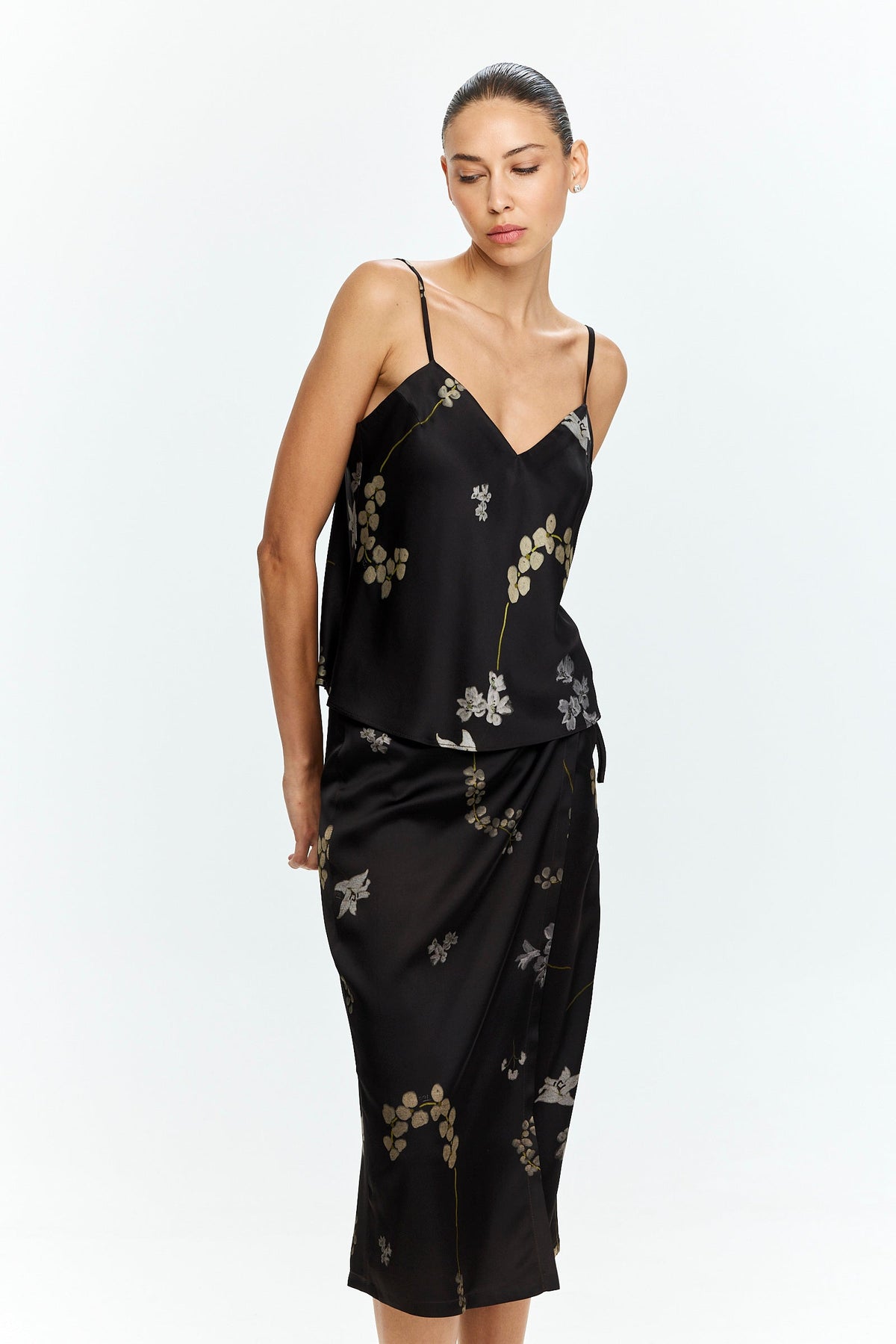 Printed Slip top Chocolate