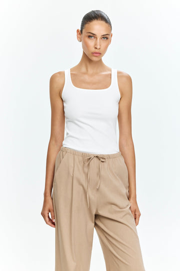 Chloe Tank Top White