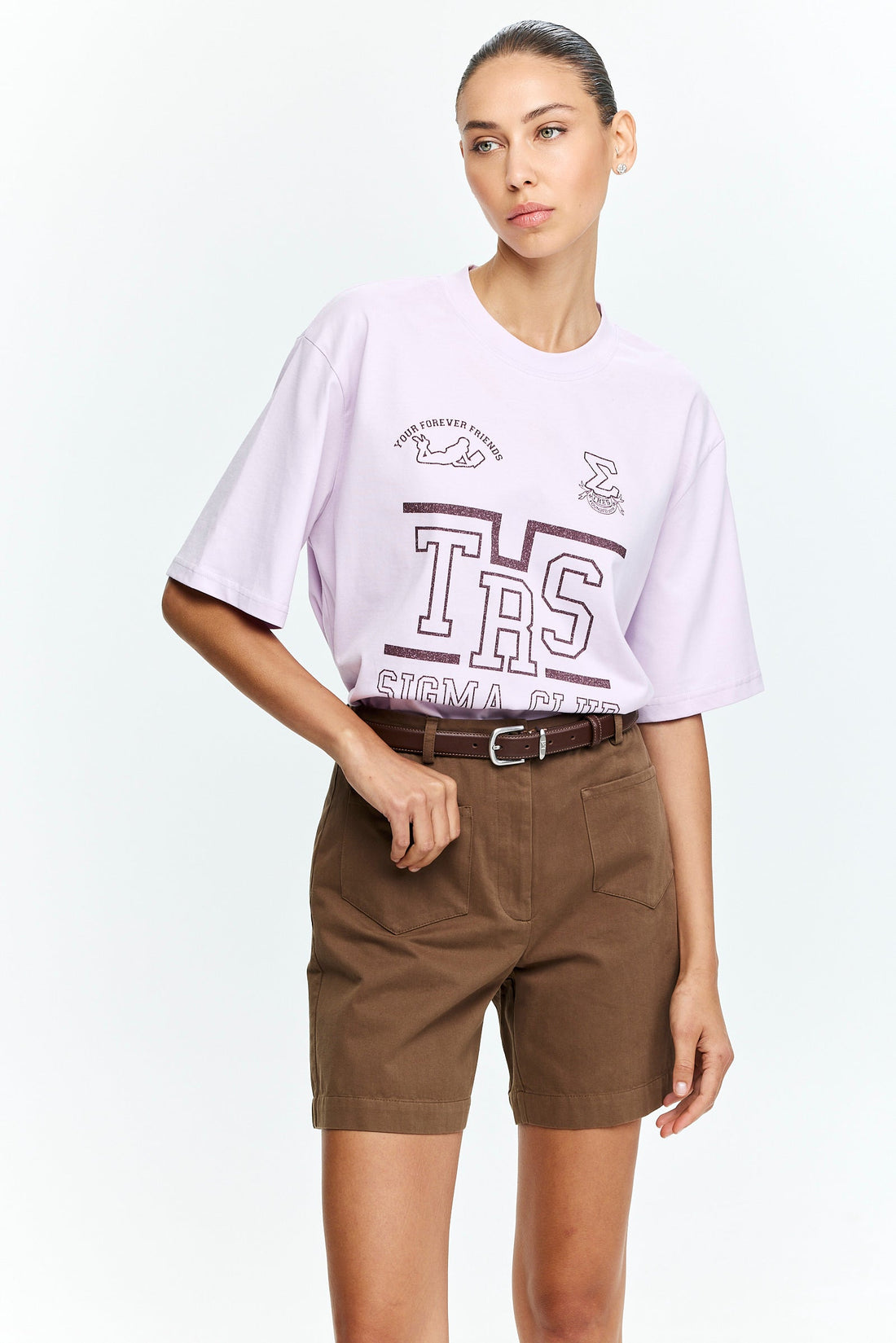 Oversized T Pink Lavender