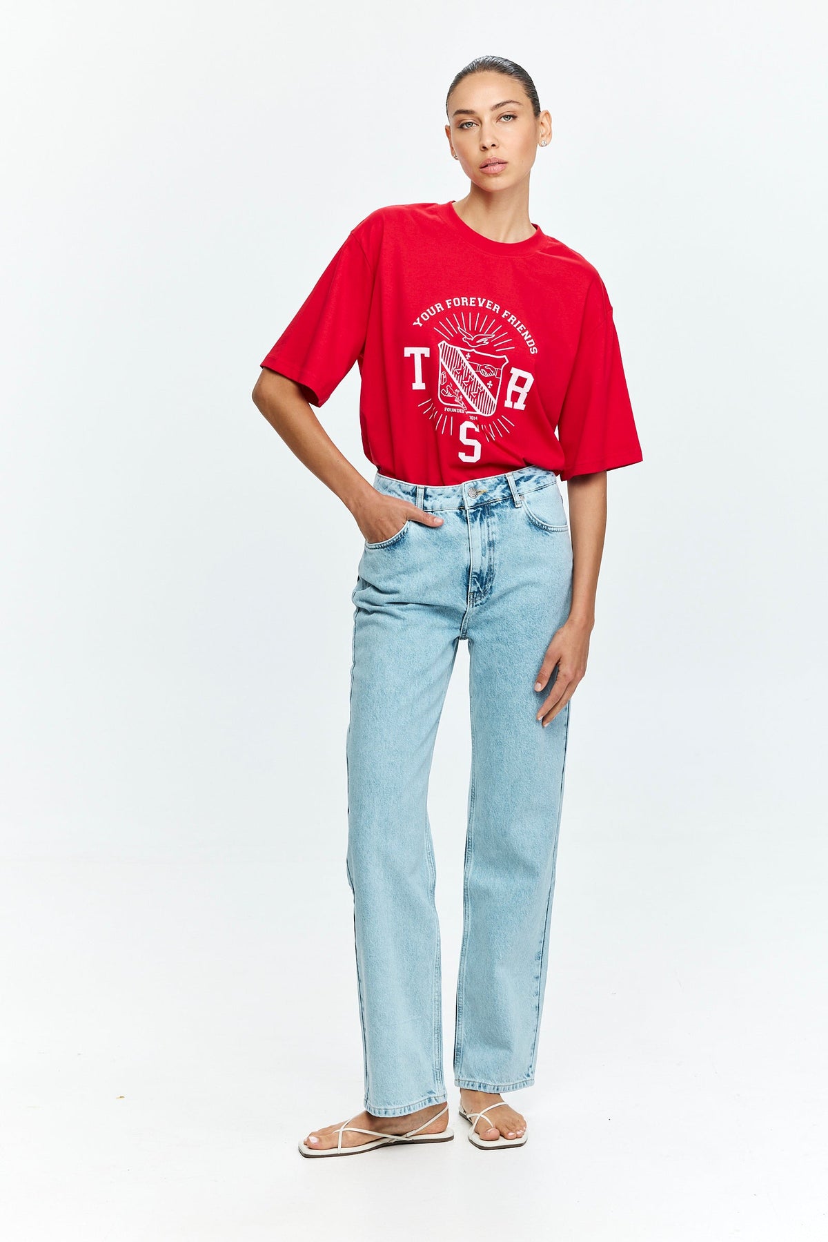 Oversized T Red