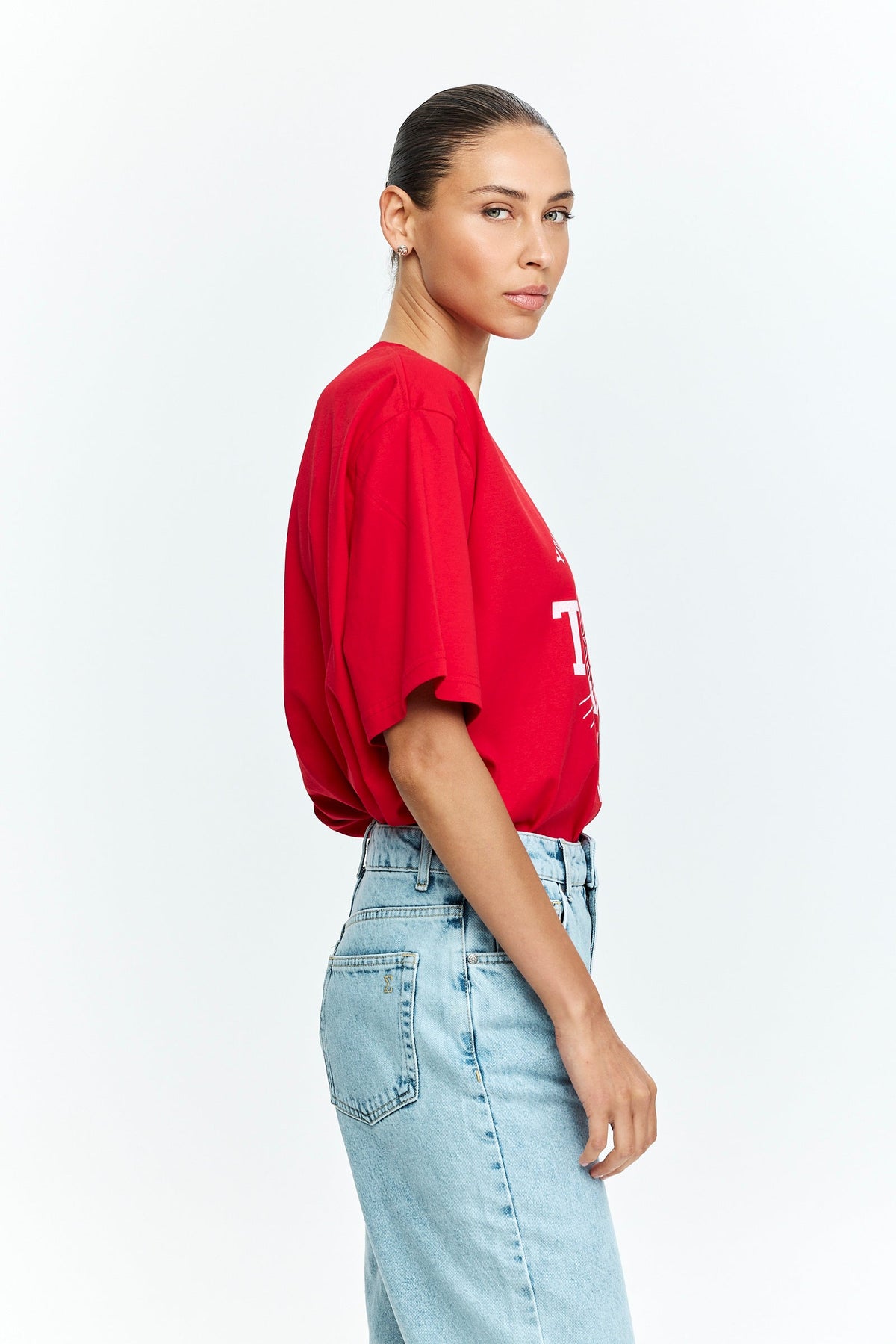 Oversized T Red