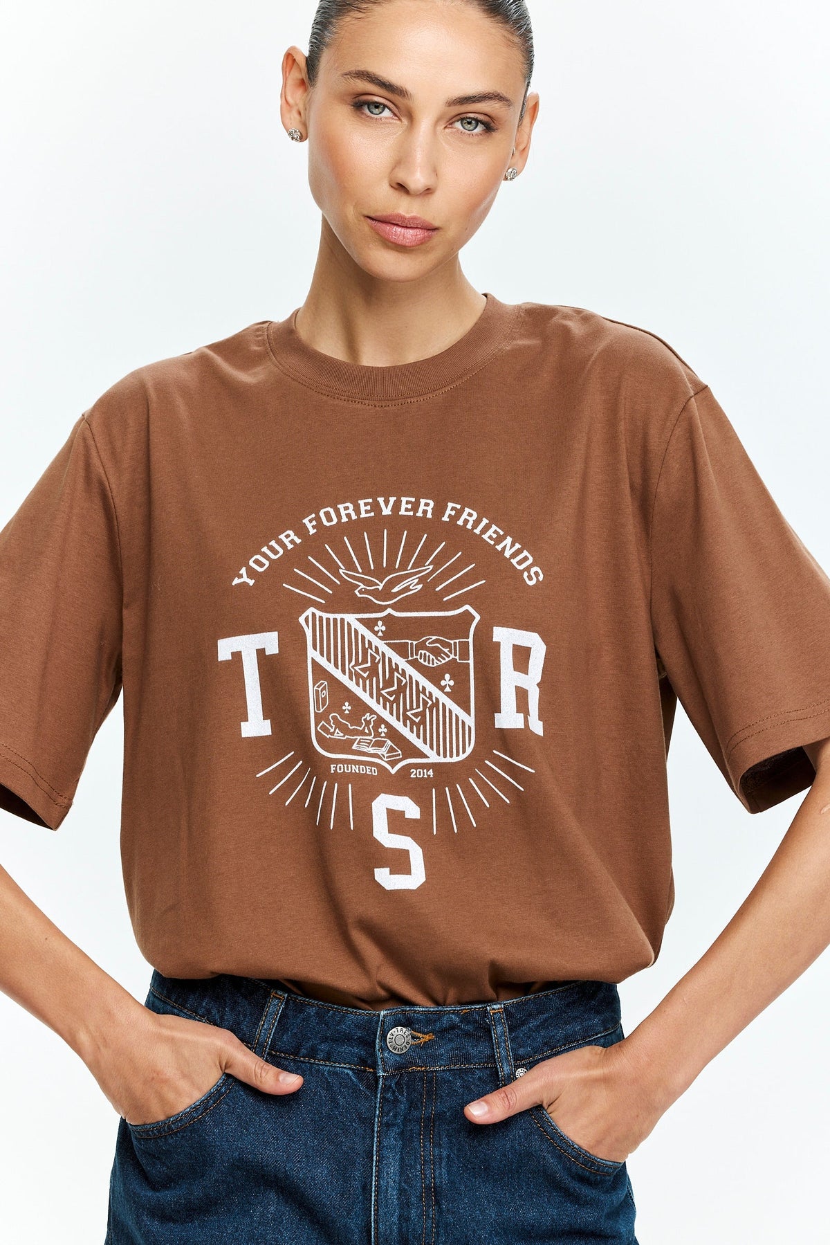 Oversized T Brown