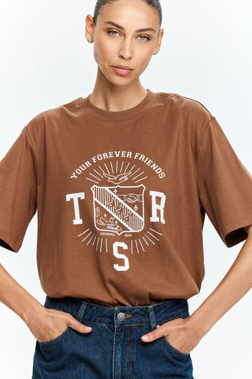 Oversized T Brown