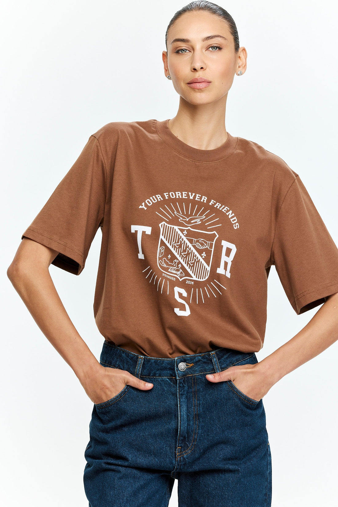 Oversized T Brown