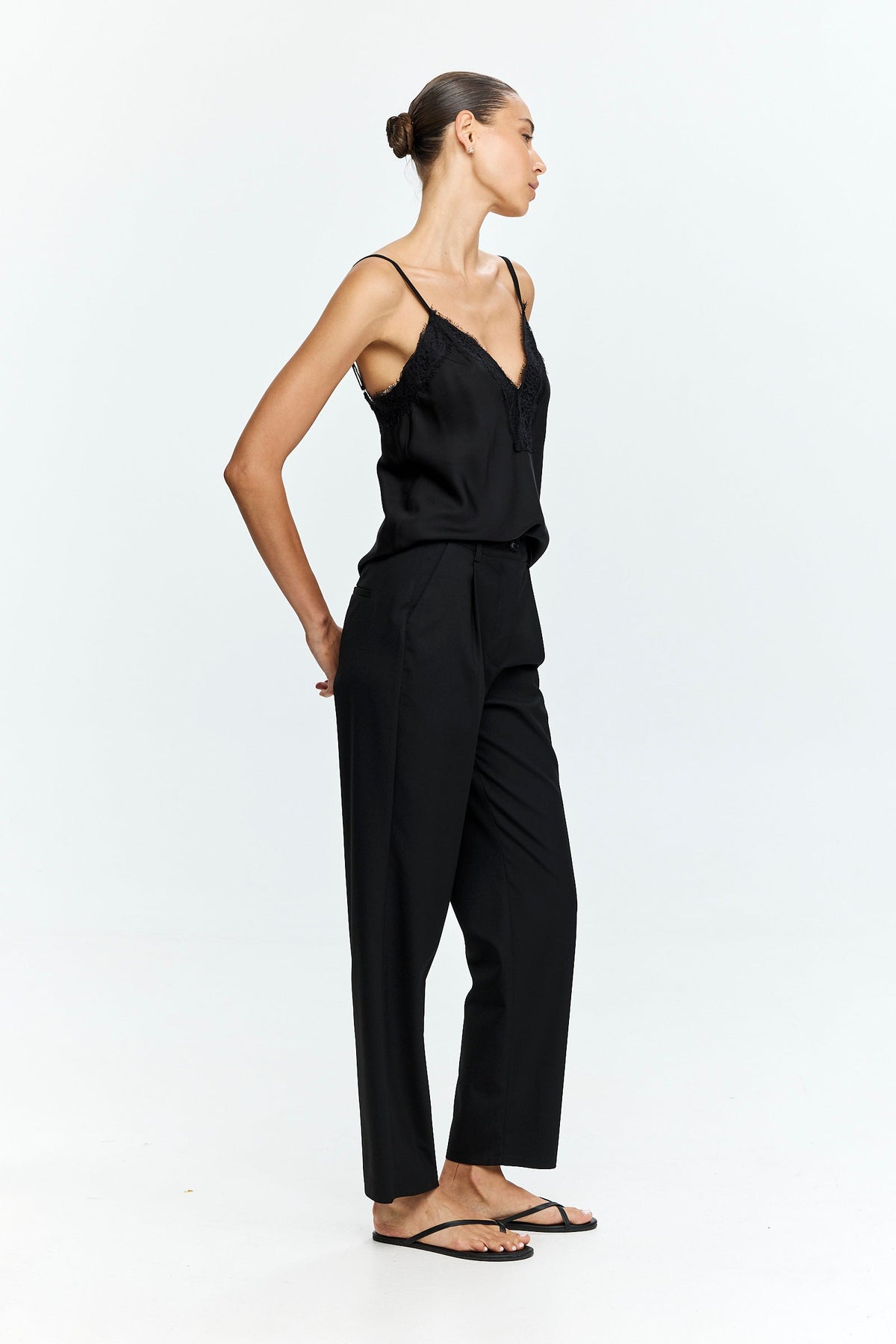 Harry Tailored Pants Black
