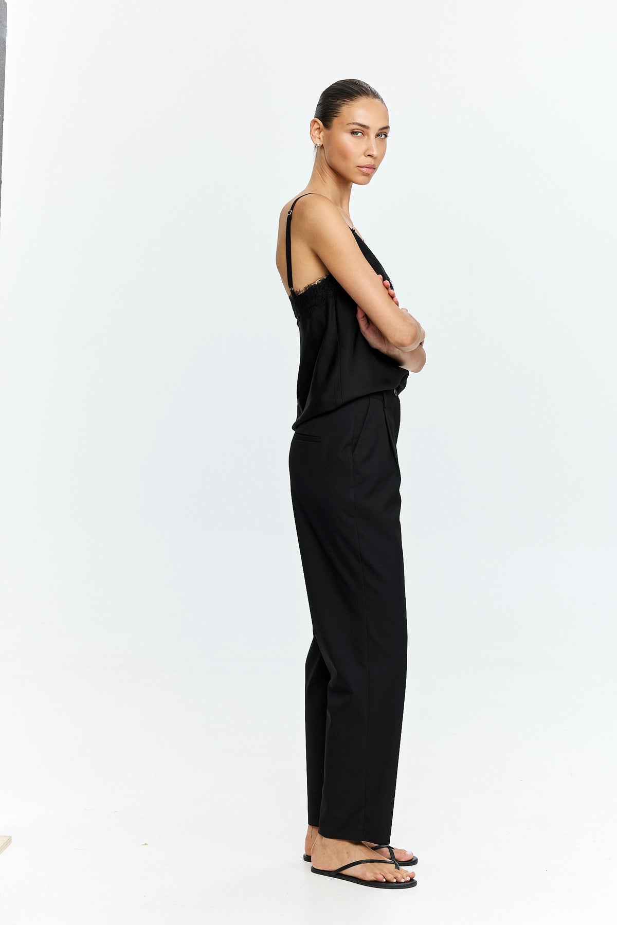 Harry Tailored Pants Black